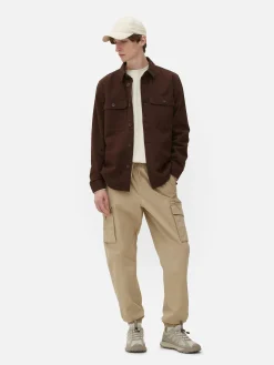 Hosen|Primark Cargohose Mit Weiten Bündchen Steinfarben