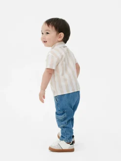 Hosen Und Leggings|Primark Cargo-Jeans Mittelblau