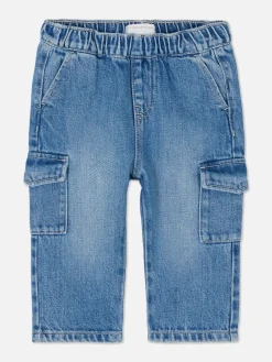 Hosen Und Leggings|Primark Cargo-Jeans Mittelblau