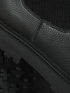 Stiefel|Primark Chelsea Boots Aus Kunstleder Schwarz