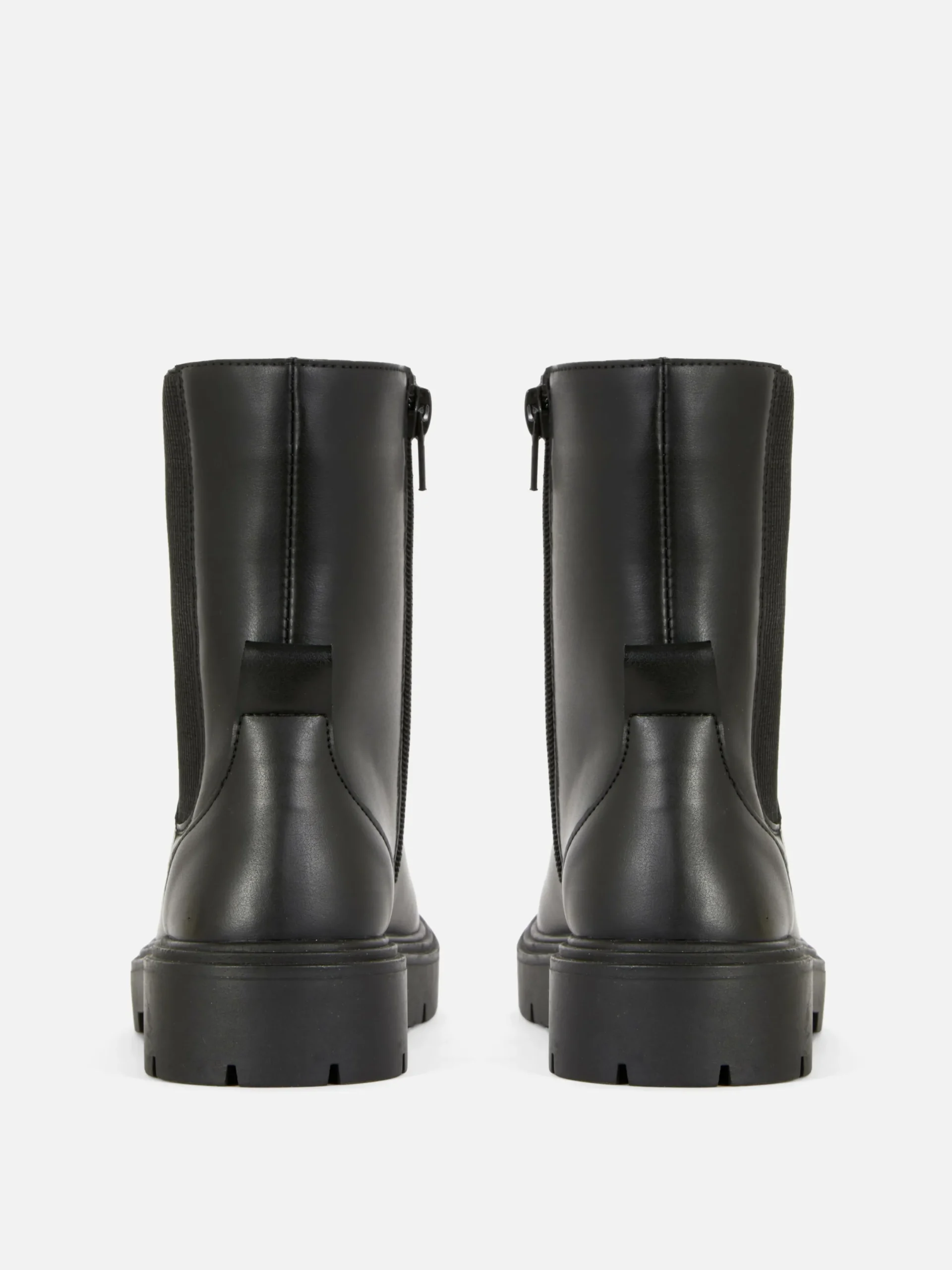 Stiefel Und Gummistiefel|Primark Chelsea Boots Mit Runder Zehenpartie Schwarz