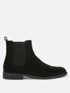 Stiefel|Primark Chelsea-Boots In Wildleder-Optik Schwarz