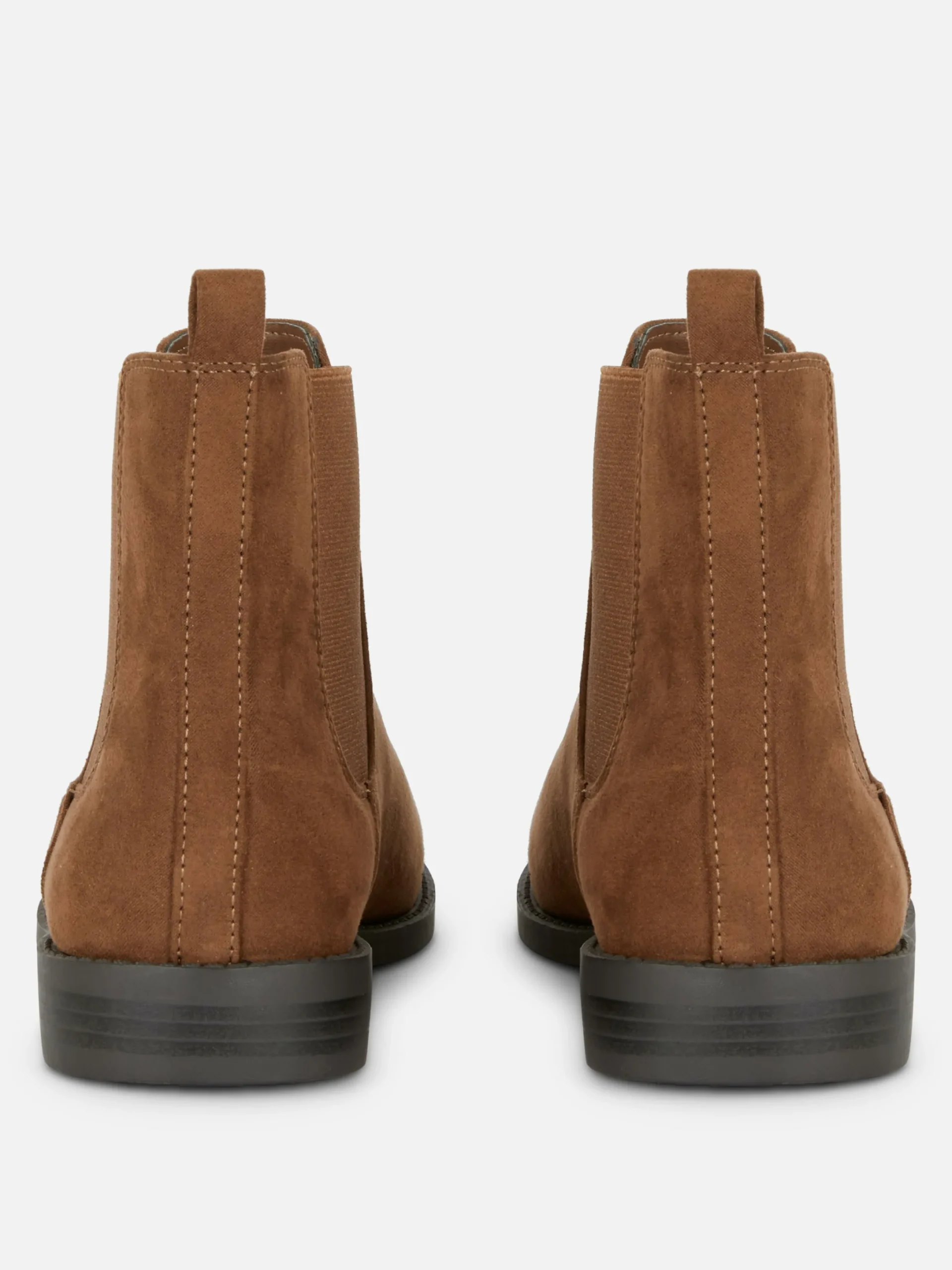 Stiefel|Primark Chelsea-Boots In Wildleder-Optik Taupefarben
