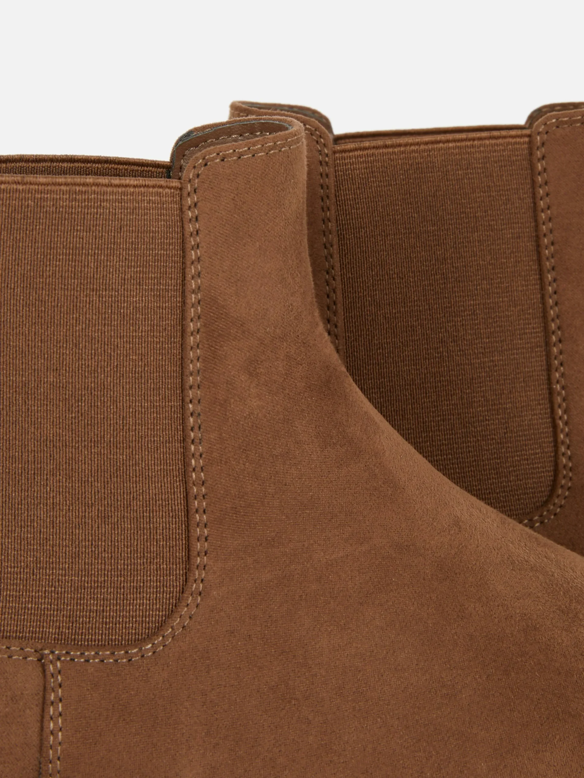 Stiefel|Primark Chelsea-Boots In Wildleder-Optik Taupefarben