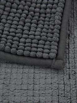 Badematten|Primark Chenille-Badematte Dunkelgrau