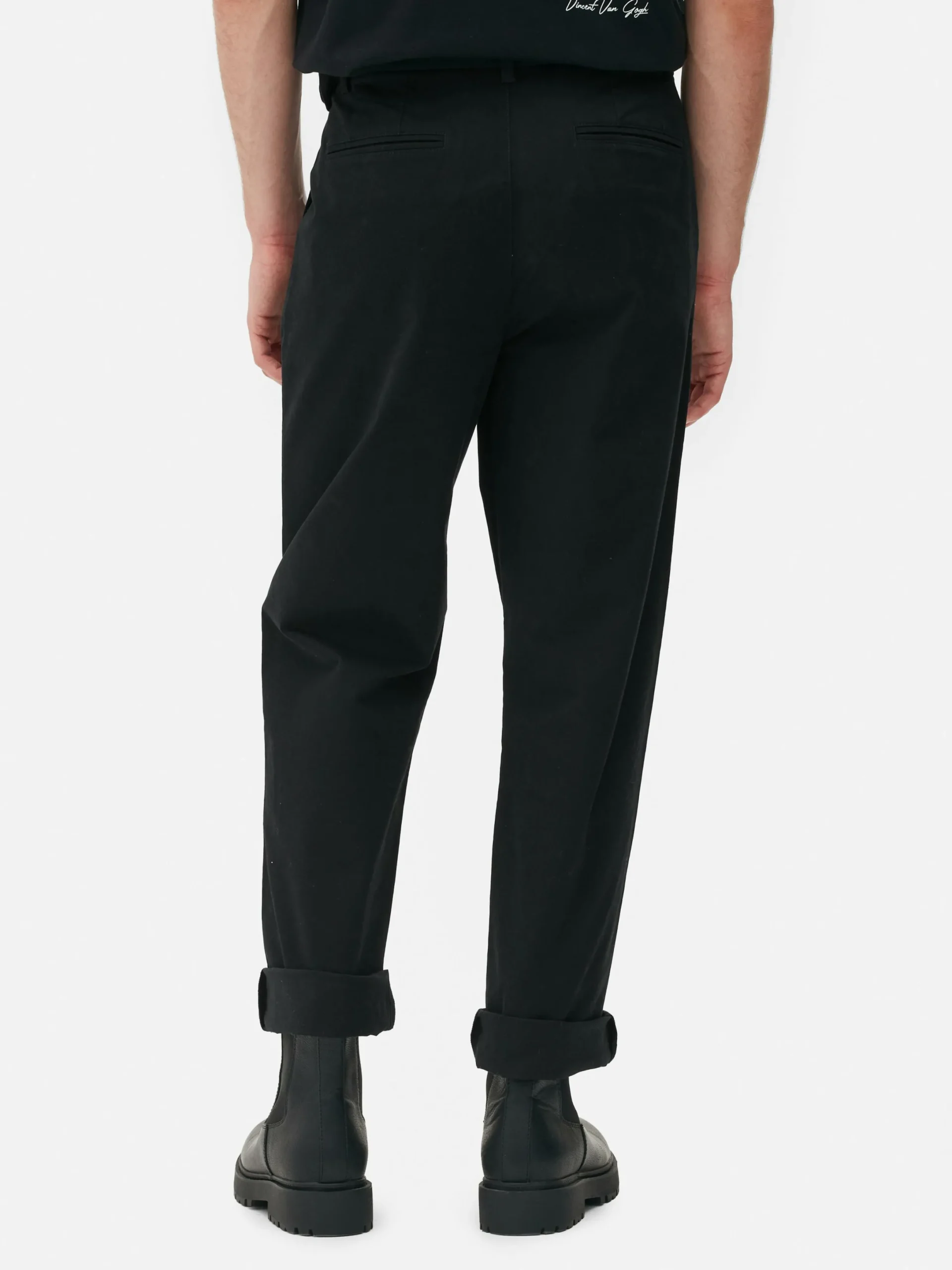 Hosen|Primark Chinohose In Gerader Passform Schwarz