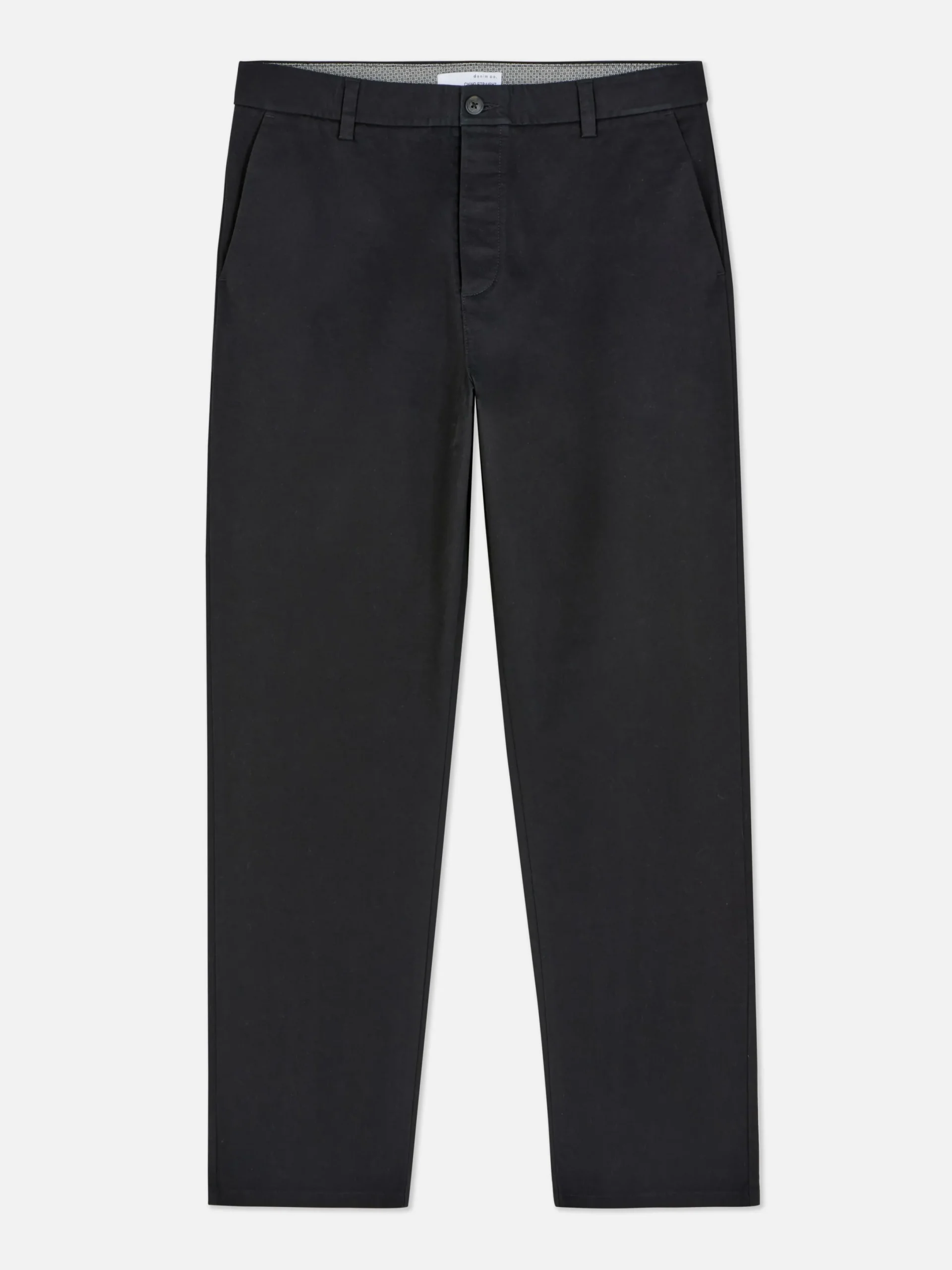 Hosen|Primark Chinohose In Gerader Passform Schwarz
