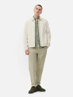 Hosen|Primark Chinohose In Gerader Passform Steinfarben