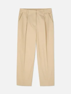 Hosen Und Leggings|Primark Chinohose In Konischer Form Steinfarben