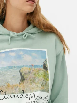 Hoodies Und Sweatshirts|Grafik-T-Shirts Und -Sweatshirts|Primark „Claude Monet“ Hoodie Mintgrün