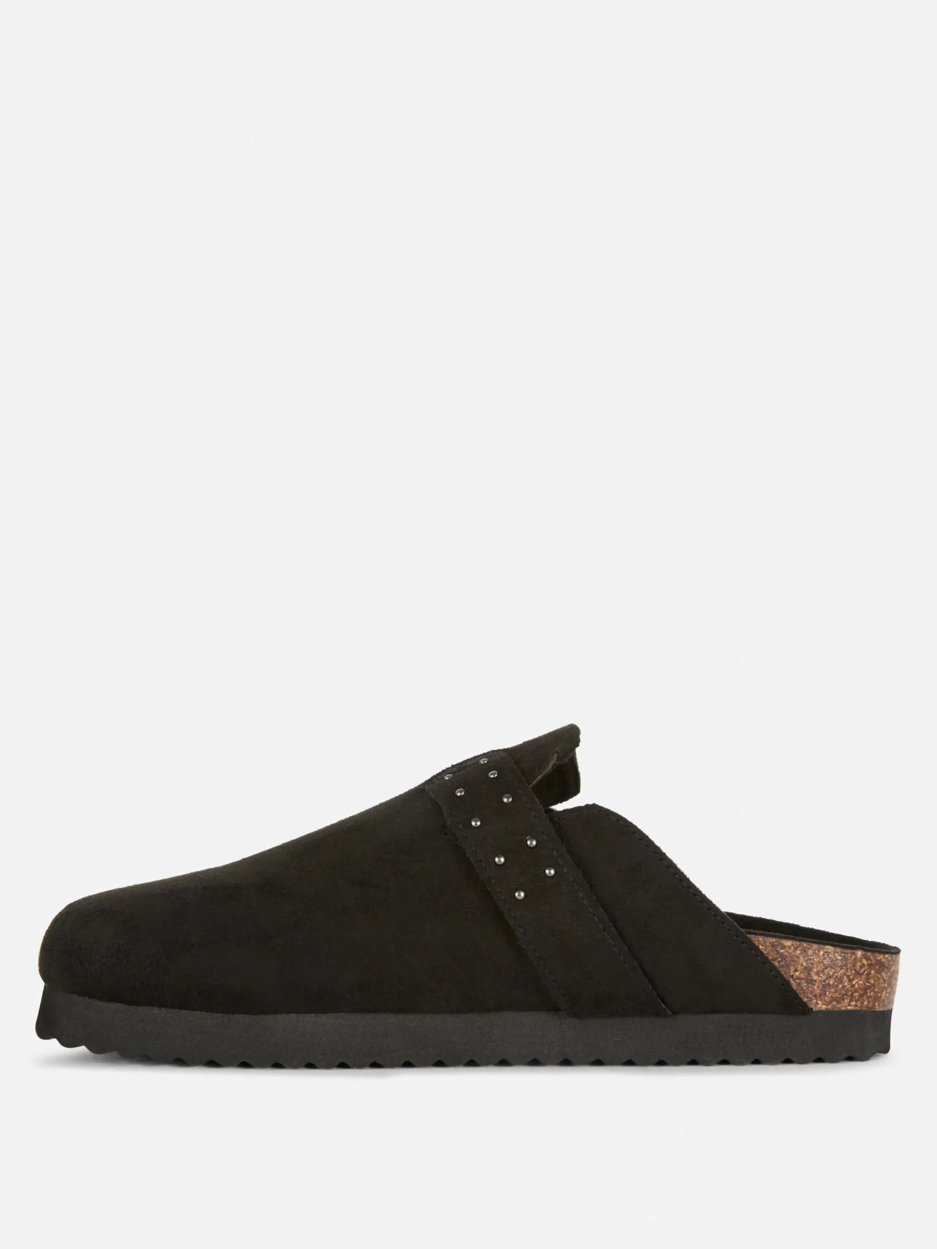 Hausschuhe|Hausschuhe|Primark Clogs Mit Nietenschnalle Schwarz