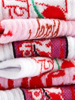 Socken|Primark „Coca-Cola Cherry“ Crew-Socken, 3er-Pack Lilafarben