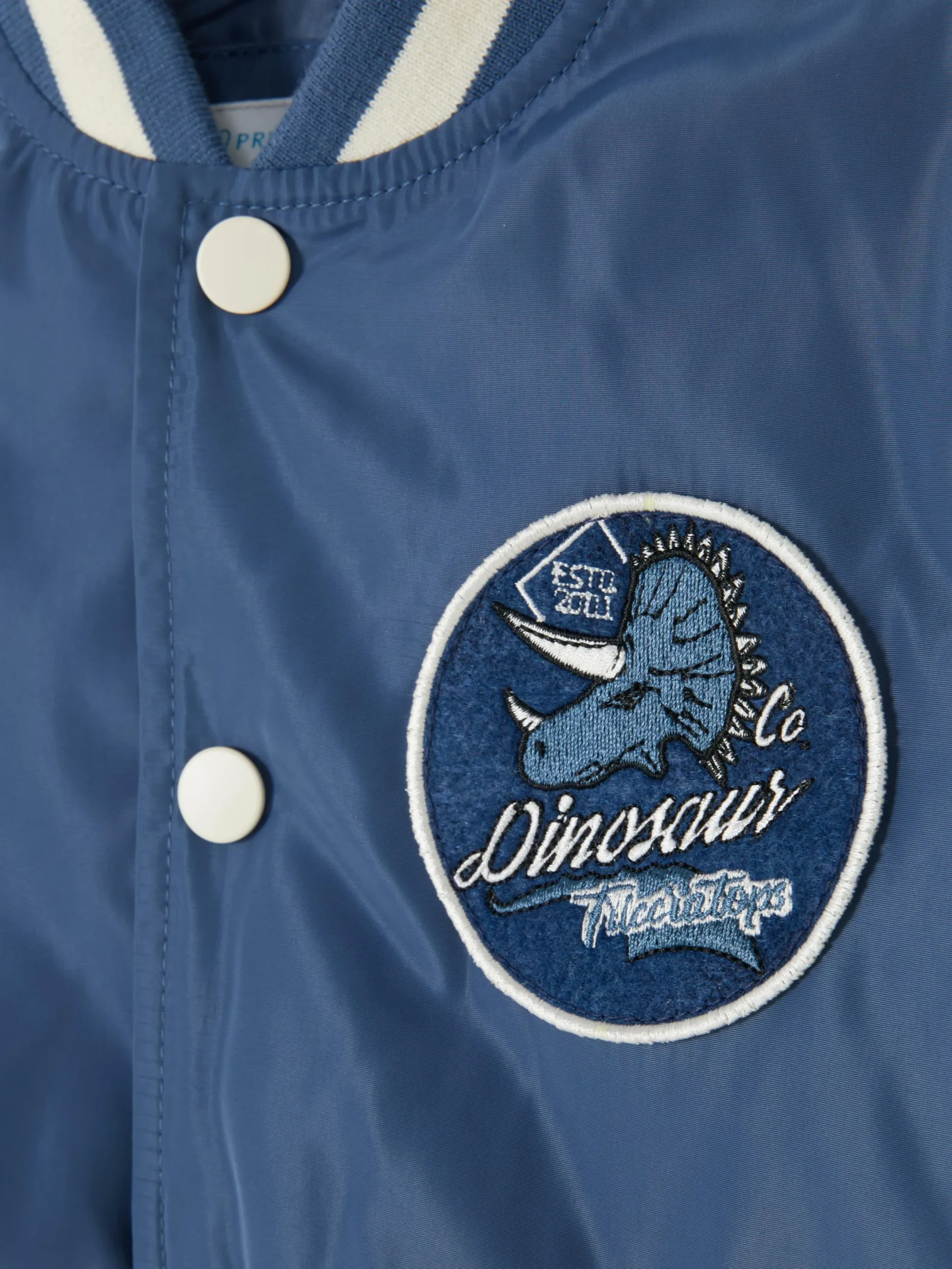 Jacken Und Mäntel|Primark College-Jacke Mit Dinosauriermotiv Blau