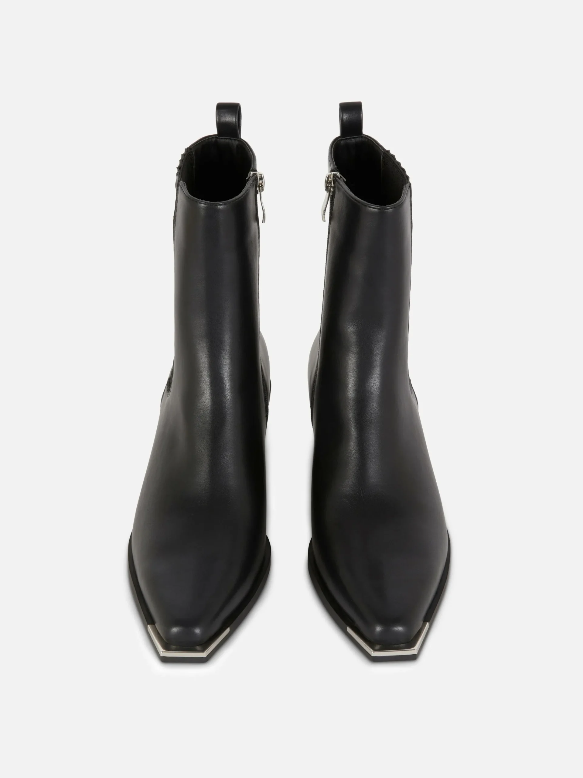 Stiefel|Primark Cowboystiefel Aus Kunstleder Schwarz