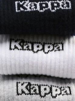Socken|Sportbekleidung|Primark Crew-Socken Mit „Kappa X “ Logo, 3er-Pack Multi