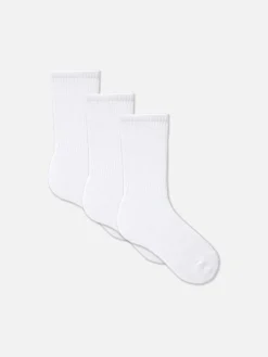 Socken|Primark Crew-Sportsocken, 3er-Pack Weiß