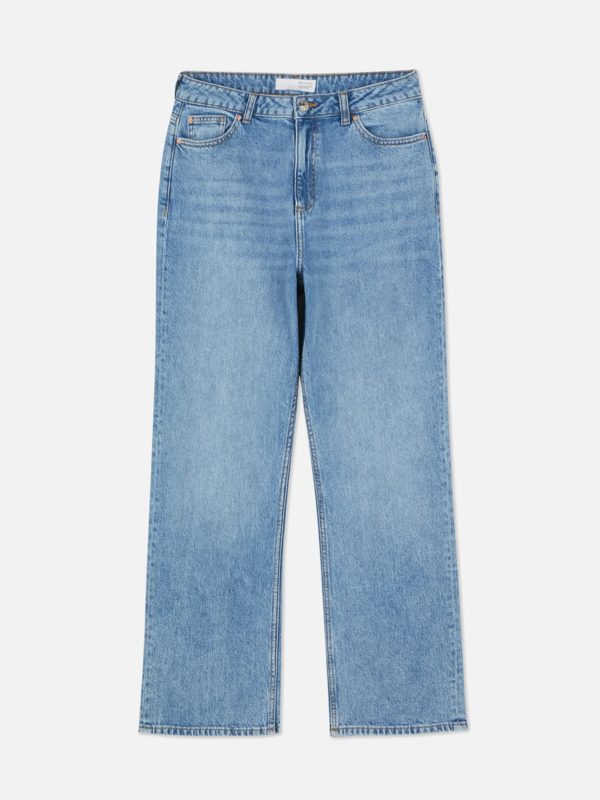 Denim|Jeans|Primark Denim Jeans Mit Geradem Bein Mittelblau