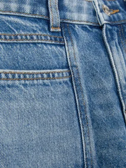 Jeans|Primark Denim-Jeans Im Cargostil Mit Weitem Bein Mittelblau