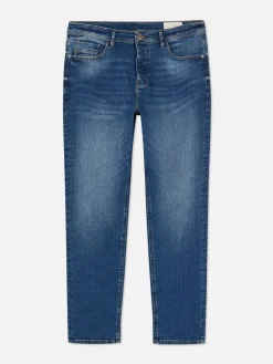 Jeans|Primark Denim-Jeans Mit Geradem Bein Mittelblau