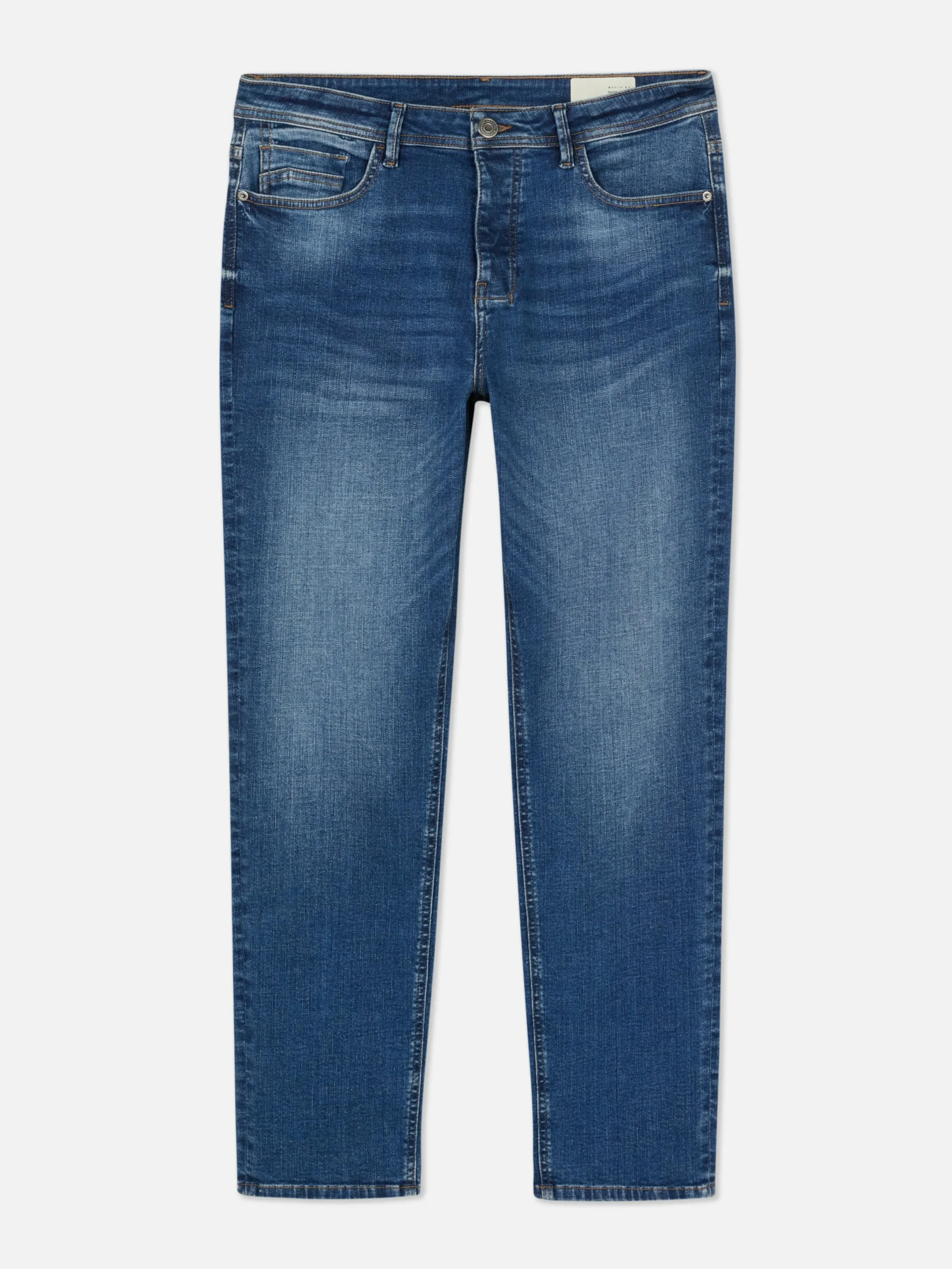 Jeans|Primark Denim-Jeans Mit Geradem Bein Mittelblau