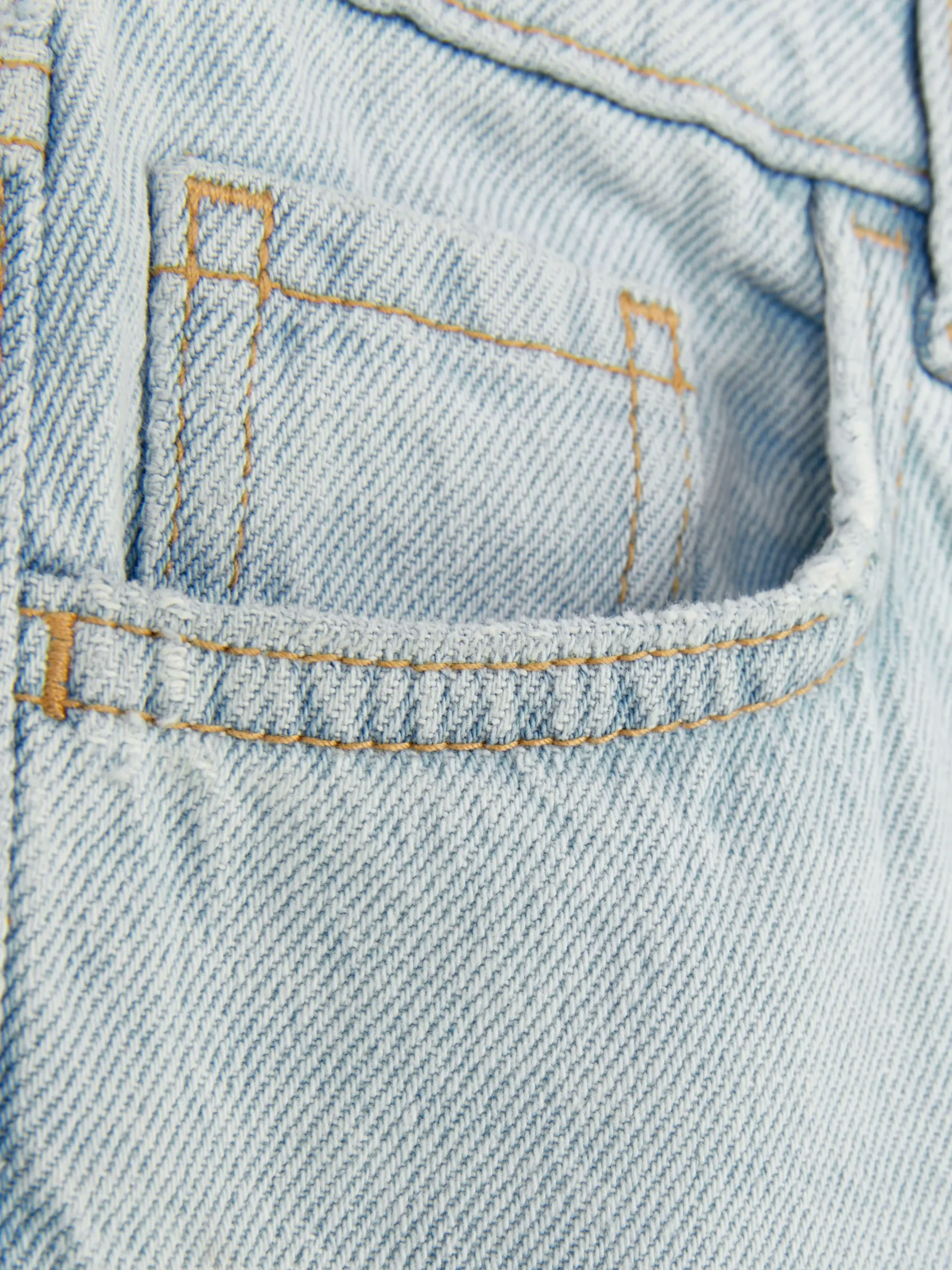 Jeans|Primark Denim-Jeans Mit Weitem Bein Und Schlitz Hellblau