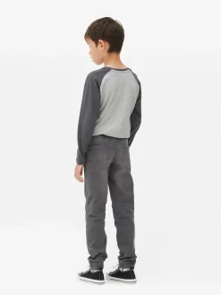 Jeans|Primark Denim-Jeggings Mit Kordelzug Dunkelgrau