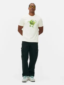 Tops Und T-Shirts|Grafik-T-Shirts Und -Sweatshirts|Primark „Die Monster AG Mike“ T-Shirt Ecrufarben