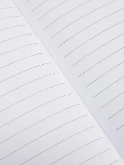 Notizbücher|Primark DIN A5-Notizbuch Mit Kunstledereinband Silber