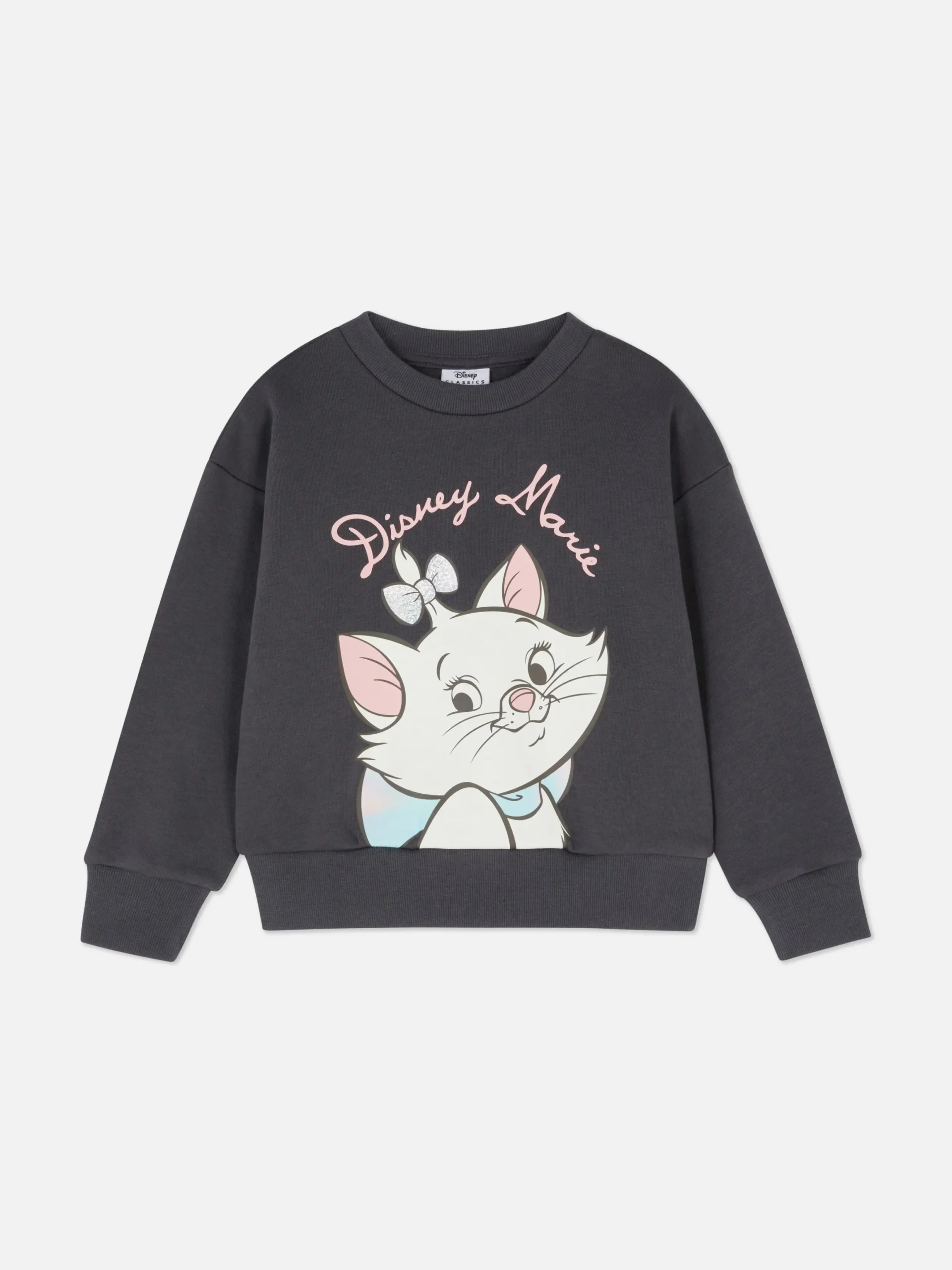 Hoodies Und Sweatshirts|Primark „Disney Aristocats Marie“ Rundhals-Sweatshirt Anthrazitfarben