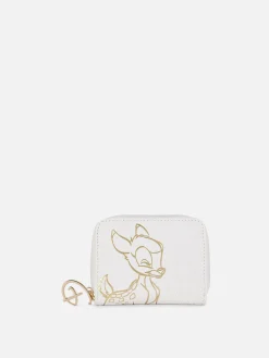 Taschen Und Portemonnaies|Primark „Disney Bambi“ Portemonnaie Mit Goldfarbenen Details Ecrufarben