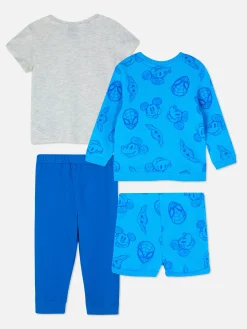 Schlafanzüge Und Nachtwäsche|Primark „Disney Character Originals“ Schlafanzug, 2er-Pack Blau