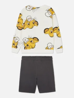 Sets Und Outfits|Primark „Disney Der König Der Löwen“ Sweatshirt Und Shorts Ecrufarben