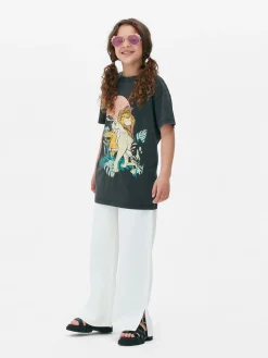 Tops Und T-Shirts|Primark „Disney Der König Der Löwen“ T-Shirt In Acid-Wash-Optik Zum 30. Jubiläum Anthrazitfarben