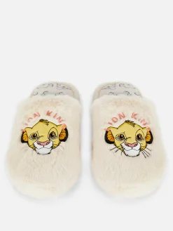 Hausschuhe|Hausschuhe|Primark „Disney Der König Der Löwen“ Hausschuhe Zum 30-jährigen Jubiläum Beige