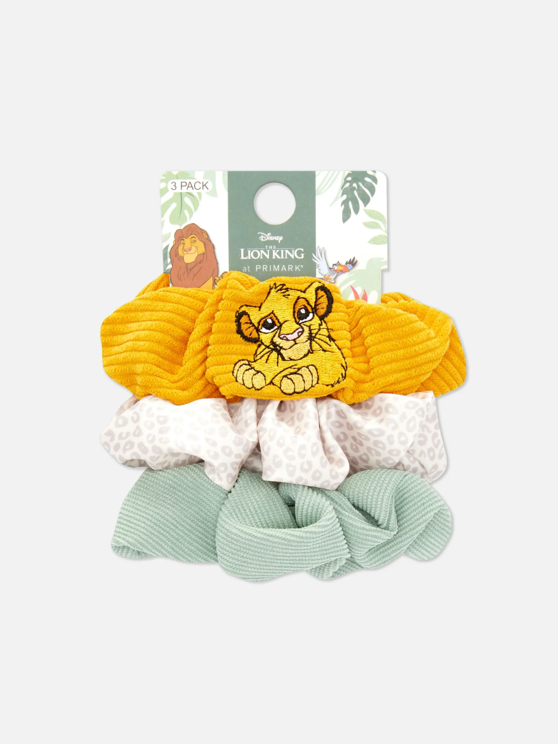 Haarschmuck|Primark „Disney Der König Der Löwen“ Haargummis, 3er-Pack Multi