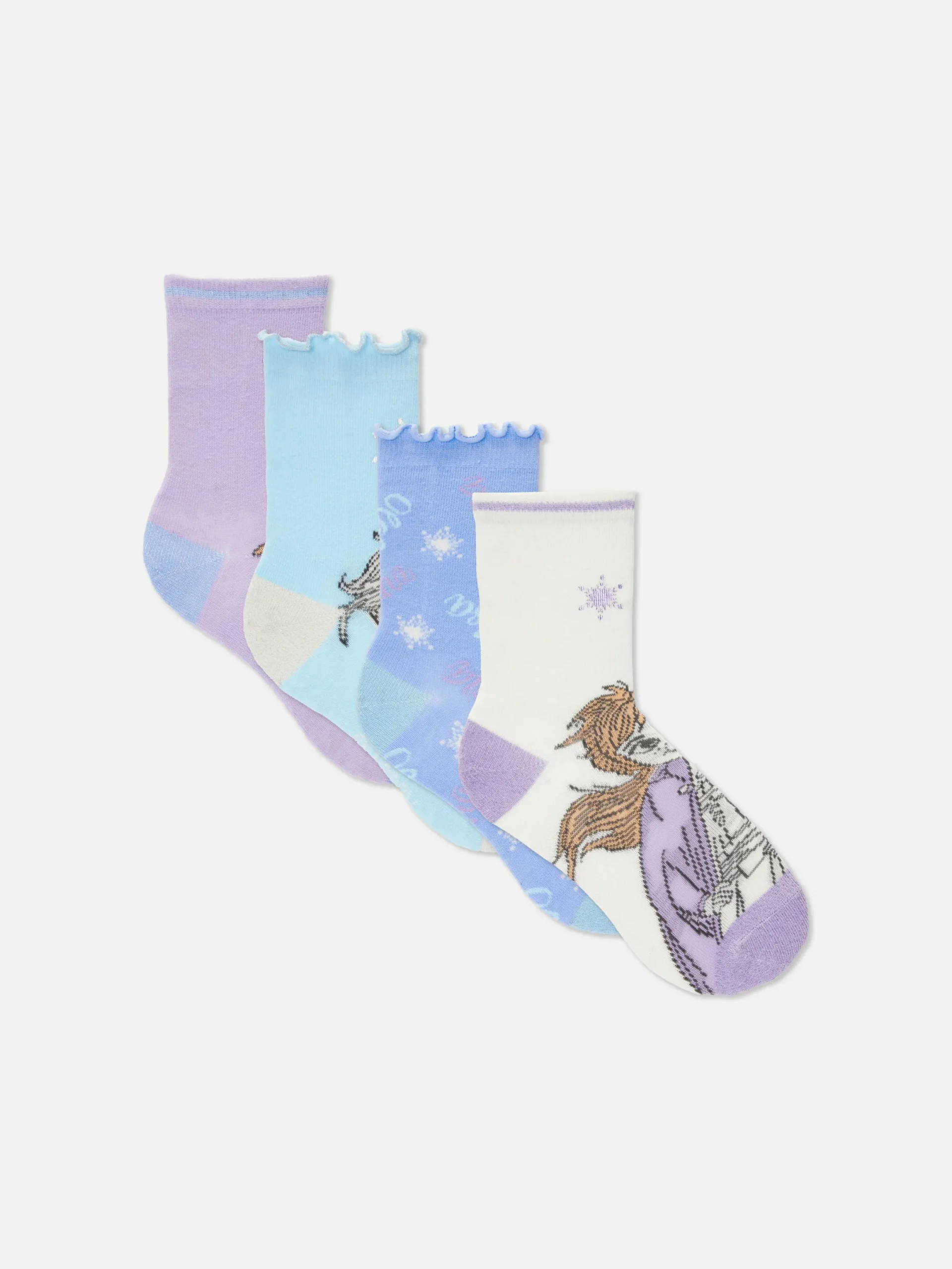 Socken Und Strumpfhosen|Primark „Disney Die Eiskönigin“ Söckchen, 4er-Pack Blau