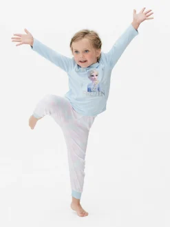 Schlafanzüge Und Nachtwäsche|Primark „Disney Frozen“ Schlafanzug Aus Minkystoff Blau