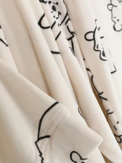 Schlafanzüge|Primark „Disney“ Langärmeliger Schlafanzug Aus Fleece Hellbeige