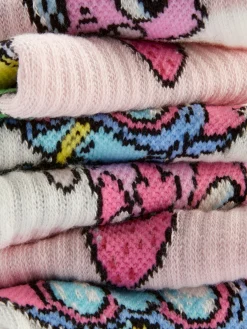 Socken|Primark „Disney Lilo & Stitch“ Crew-Socken, 3er-Pack Weiß