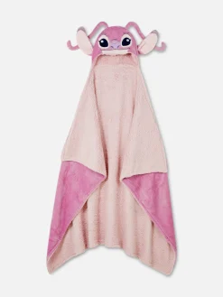 Bettwäsche Und Decken|Primark „Disney Lilo & Stitch Engel“ Überwurf Mit Kapuze Rosa
