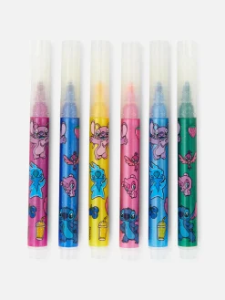 Basteln Und Handarbeiten|Primark „Disney Lilo & Stitch“ Glitzer-Filzstifte, 6er-Pack Multi
