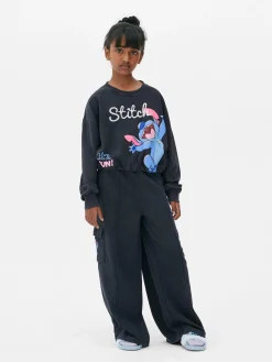 Hoodies Und Sweatshirts|Primark „Disney Lilo & Stitch“ Sweatshirt Mit Grafik Anthrazitfarben