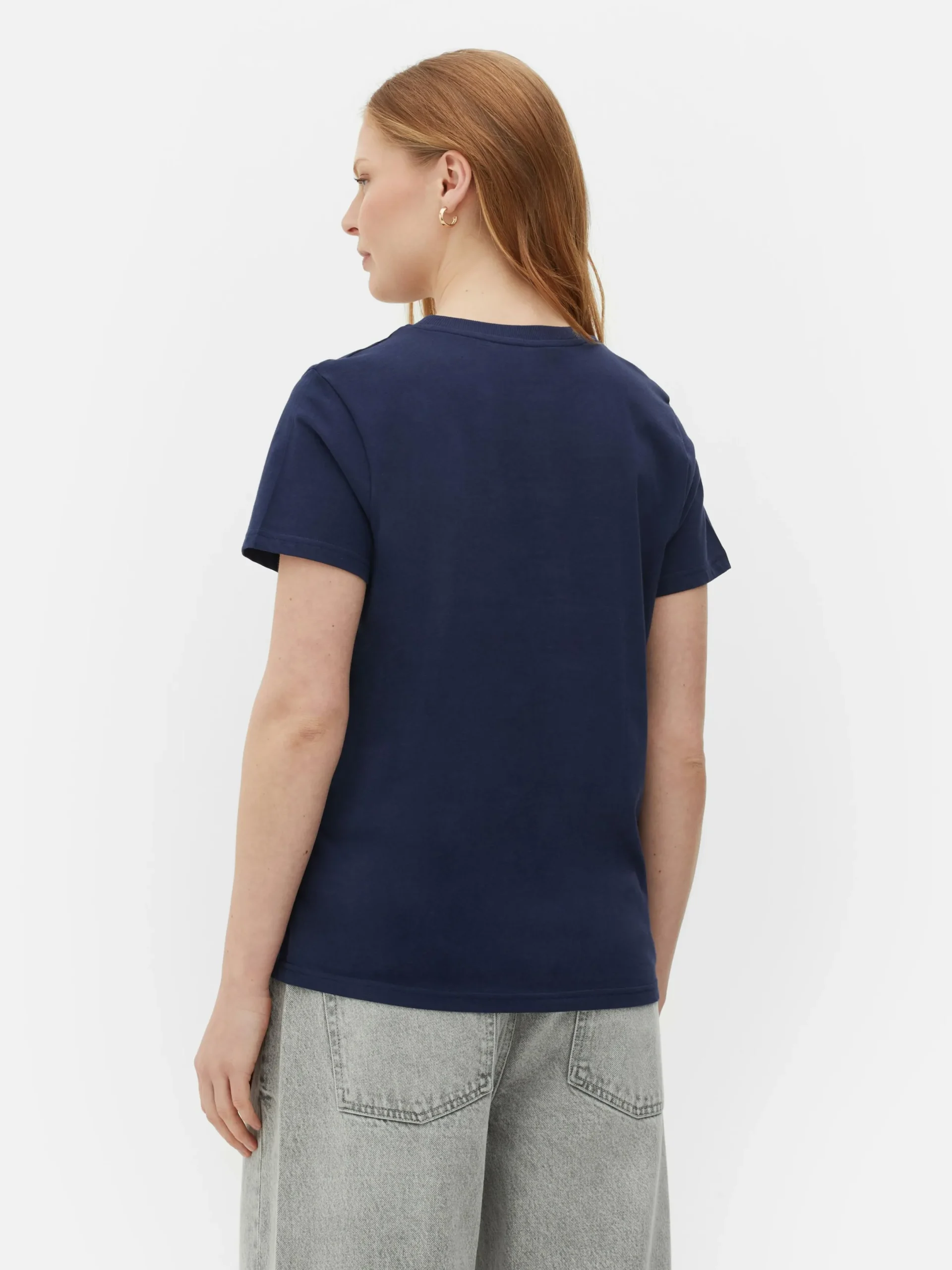 Tops Und T-Shirts|Primark „Disney Lilo & Stitch“ T-Shirt Im Manga-Stil Marineblau