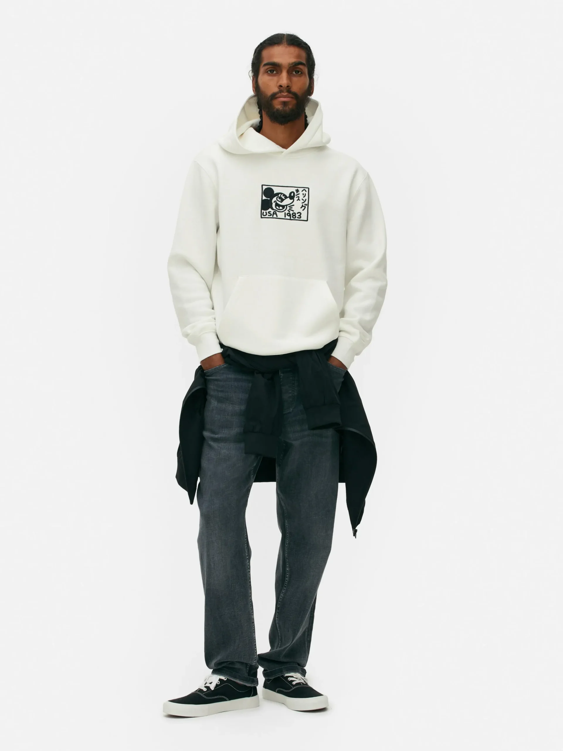 Grafik-T-Shirts Und -Sweatshirts|Hoodies Und Sweatshirts|Primark „Disney Mickey Maus“ Hoodie Ecrufarben