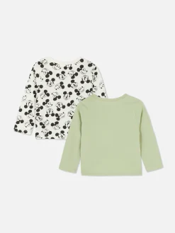 Tops Und T-Shirts|Primark „Disney Micky Maus“ Langarmshirt, 2er-Pack Grün