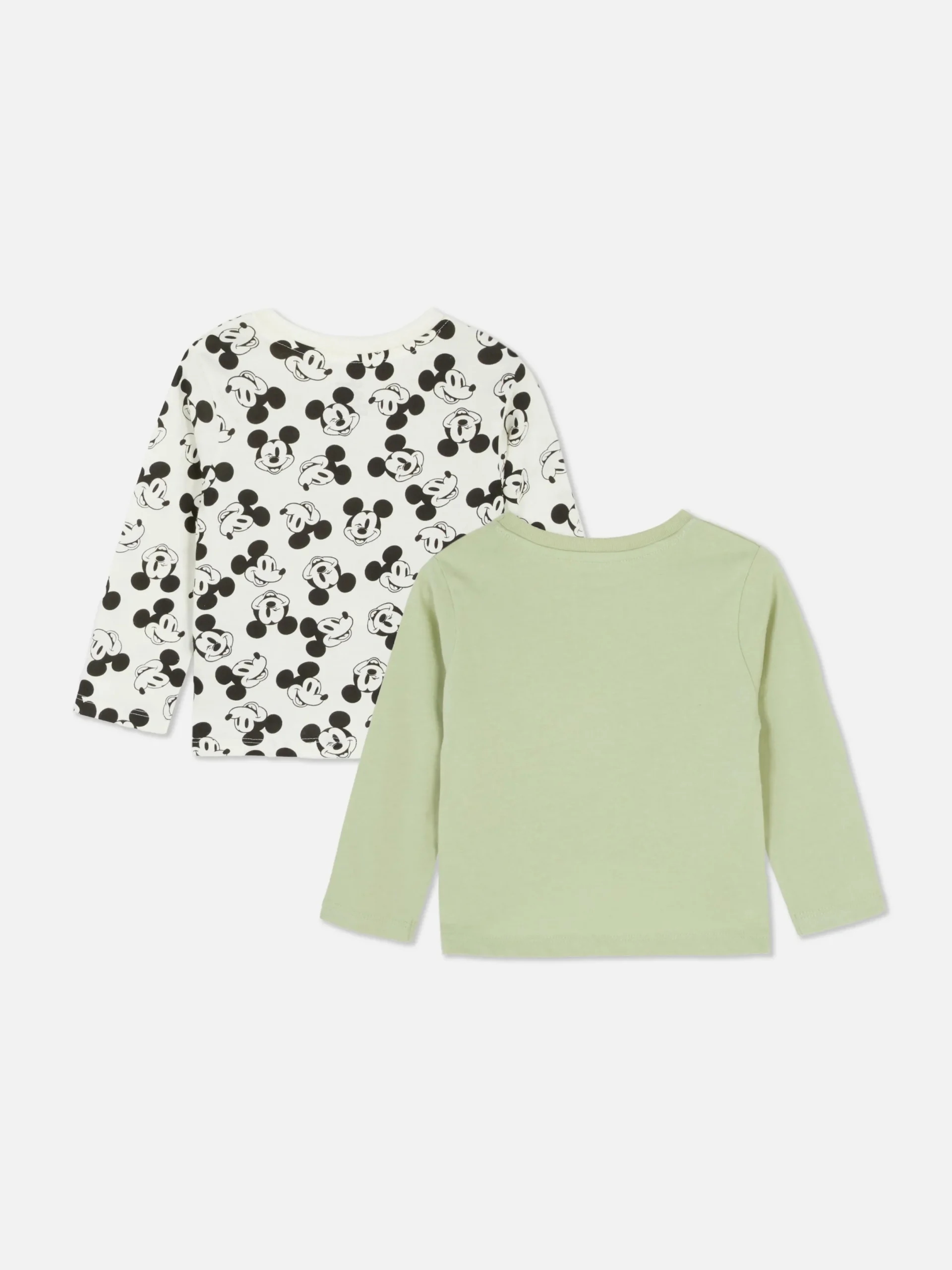 Tops Und T-Shirts|Primark „Disney Micky Maus“ Langarmshirt, 2er-Pack Grün