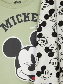 Tops Und T-Shirts|Primark „Disney Micky Maus“ Langarmshirt, 2er-Pack Grün