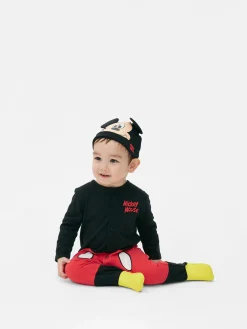 Sets Und Outfits|Babygirls Und Strampler|Primark „Disney Micky Maus“ Schlafanzug Und Mütze Im Set Rot
