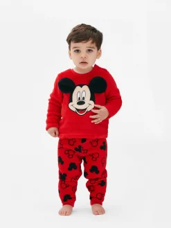 Schlafanzüge Und Nachtwäsche|Primark „Disney Micky Maus“ Schlafanzug Aus Fleece Rot