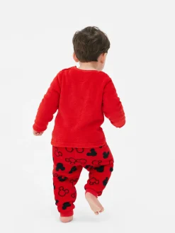 Schlafanzüge Und Nachtwäsche|Primark „Disney Micky Maus“ Schlafanzug Aus Fleece Rot